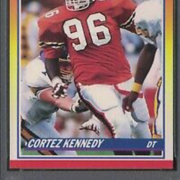 1990 SCORE RC #299 CORTEZ KENNEDY HOF SEAHAWKS GEM MINT ROOKIE NFL - Picture 2 of 4